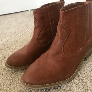 Target, brown, cowboy booties